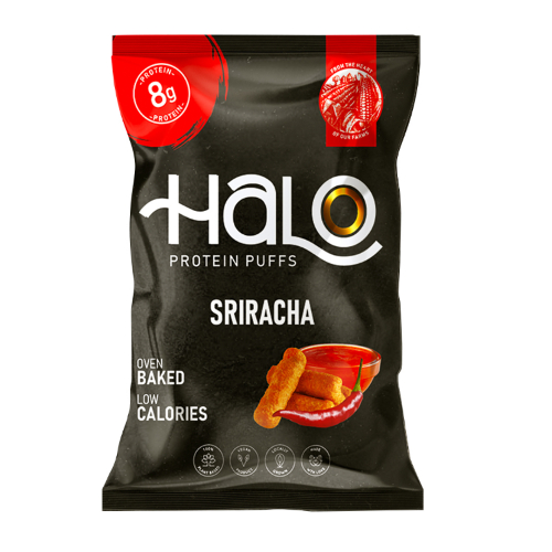 بروتين بافس سيراتشا سبايسي 40 جرام من هالو