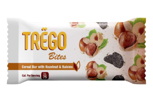 بار رقائق الذرة بقطع البندق و الزبيب 28 جرام من تريجو
