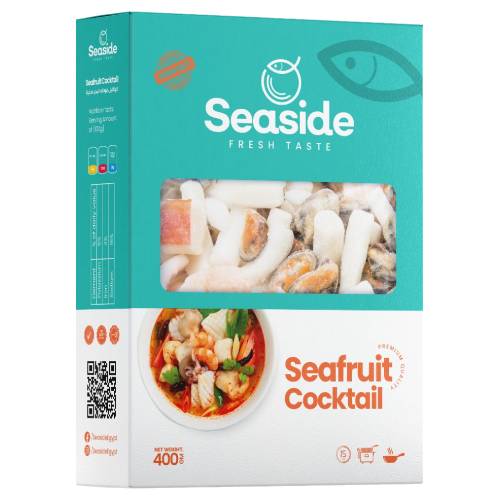 كوكتيل فواكة البحر المخلية 400 جرام من سي سايد