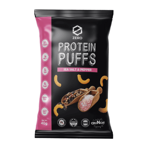 بروتين بافس ملح وفلفل 40 جرام من زيرو