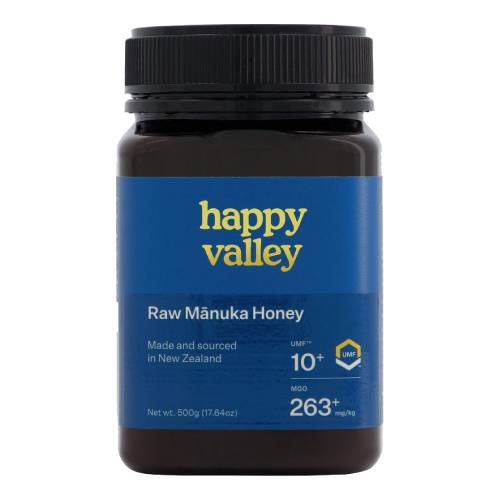 عسل مانوكا تركيز 263 وزن 500 جرام من هابي فالي