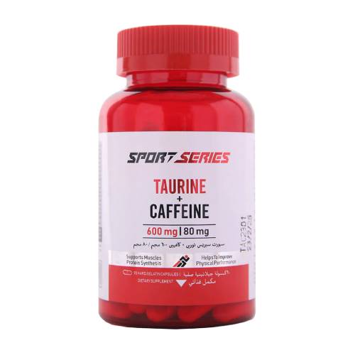 سبورتس سيريس تورين + كافيين 90 كبسولة من بيلدنج بلوكس