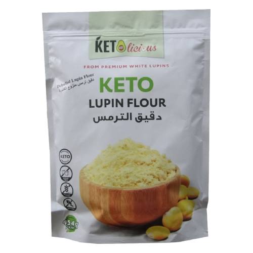 دقيق ترمس كيتو 454 جرام من كيتو ليشس