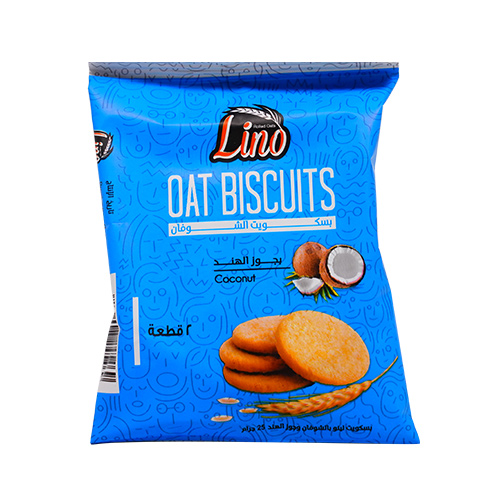بسكويت جوز هند 30 جرام من لينو