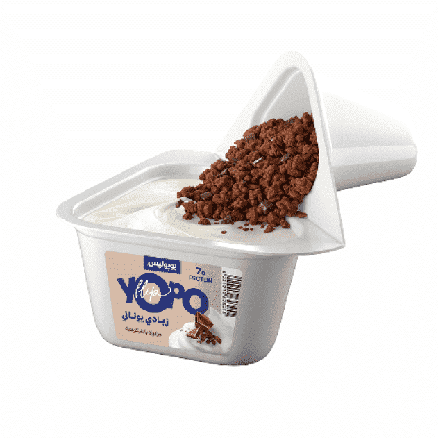 زبادي يوناني جرانولا بالشيكولاتة 145 جرام من يوبو