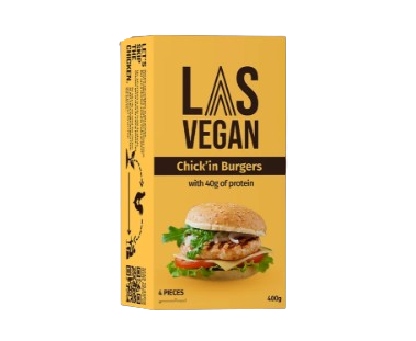 برجر فراخ نباتي 400 جرام من لاس فيجان