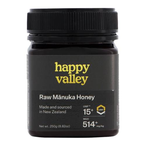 عسل مانوكا تركيز 514 وزن 250 جرام من هابي فالي