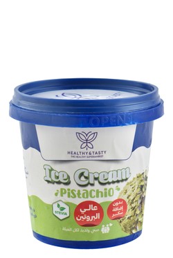 ايس كريم عالي البروتين بالفستق 180 جرام من هيلثي اند تيستي