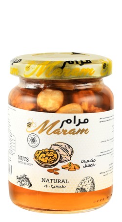 عسل بالمكسرات 250جرام من مرام