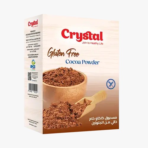 مسحوق كاكاو خام خالي من الجلوتين 100جرام من كريستال