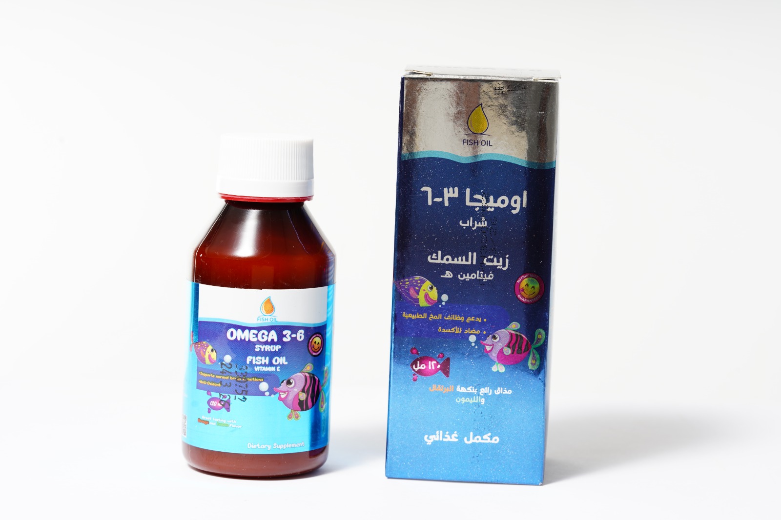 شراب اوميجا 3-6 من فارما زاد